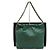 Chanel Picca borsa a tracolla e crossbody in metallo dorato Verde