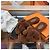 Hermès Sandali pantofole Oran in shearling Marrone - vista 6