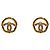 Orecchini Chanel Circle CC oro D'oro