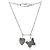 Gucci Bracciale in Argento Cuore Farfalla
