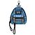 Burberry Blue Check Backpack Keyring Charm