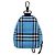 Burberry Blue Check Backpack Keyring Charm - view 2