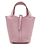 Hermès Borsa Picotin in Taurillon Clemence Rose Sakura con Lucchetto Argento Rosa - vista 2