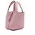 Hermès Borsa Picotin in Taurillon Clemence Rose Sakura con Lucchetto Argento Rosa - vista 3