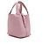 Hermès Borsa Picotin in Taurillon Clemence Rose Sakura con Lucchetto Argento Rosa - vista 4