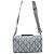 Dior Borsa Crossbody Diamond Ring Grigia Marrone