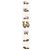 Chanel Sandali con zeppa in sughero Coco Stripe Heel Multicolore - vista 2