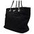 Prada Schwarze gesteppte Nylon-Shopper-Schultertasche mit Kette - Ansicht 2