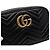 Marmont Gucci Picca borsa a tracolla e crossbody matelassé con catena Nero - vista 10