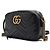 Marmont Gucci Picca borsa a tracolla e crossbody matelassé con catena Nero - vista 2