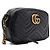 Marmont Gucci Picca borsa a tracolla e crossbody matelassé con catena Nero - vista 3