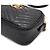 Marmont Gucci Picca borsa a tracolla e crossbody matelassé con catena Nero - vista 8