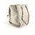 Chanel Borsa a tracolla Deauville in pelle Bianco - vista 4
