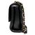 Chanel Borsa a spalla con patta in pelle nera e catena in metallo dorato Nero - vista 2