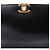 Chanel Borsa a spalla con patta in pelle nera e catena in metallo dorato Nero - vista 9
