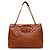 Chanel Borsa a tracolla matelassé in pelle di agnello marrone con catena
