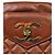 Chanel Borsa a tracolla matelassé in pelle di agnello marrone con catena - vista 7