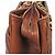 Chanel Borsa a tracolla matelassé in pelle di agnello marrone con catena - vista 9