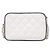 Chanel Borsa a tracolla bianca trapuntata con patta e catena Bianco - vista 3