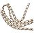 Chanel Borsa a tracolla bianca trapuntata con patta e catena Bianco - vista 7