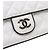 Chanel Borsa a tracolla bianca trapuntata con patta e catena Bianco - vista 8