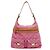 Louis Vuitton Bolso de hombro slouchy de denim rosa