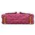Louis Vuitton Bolso de hombro slouchy de denim rosa - vista 4