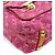 Louis Vuitton Bolso de hombro slouchy de denim rosa - vista 5