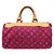 Louis Vuitton Pink Denim Neo Speedy Rosa - vista 3