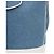 Chanel Borsa a tracolla in denim bicolore con catena Multicolore - vista 6
