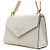 Prada Monochrome Schultertasche und Crossbody-Bag aus weißem Saffiano-Leder mit Kette - Ansicht 2