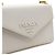 Prada Monochrome Schultertasche und Crossbody-Bag aus weißem Saffiano-Leder mit Kette - Ansicht 8