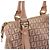 Fendi Boston-Tasche aus Canvas mit rosa FF-Logo Pink - Ansicht 11