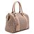 Fendi Boston-Tasche aus Canvas mit rosa FF-Logo Pink - Ansicht 3