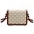 Céline Borsa a spalla e a tracolla Triomphe Small in tela bianca Bianco - vista 4