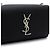 Saint Laurent Bolso de hombro y bandolera Classic Kate Small Monogram con cadena plateada Negro - vista 8