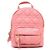Dior Mini zaino da donna in pelle di agnello Cannage rosa