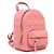 Dior Mini zaino da donna in pelle di agnello Cannage rosa - vista 3