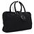 Fendi Bolso Tote Maletín Juka de Lona Negra Negro - vista 3
