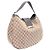 Gucci Borsa a tracolla hobo in jacquard logo GG Marrone - vista 10