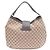 Gucci Borsa a tracolla hobo in jacquard logo GG Marrone - vista 11