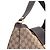 Gucci Borsa a tracolla hobo in jacquard logo GG Marrone - vista 5