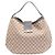 Gucci Borsa a tracolla hobo in jacquard logo GG Marrone - vista 9