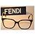 Fendi Korrekturbrille Braun - vista 2