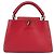 Borsa Louis Vuitton Parciana Capucines BB in rosso - vista 2