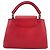 Borsa Louis Vuitton Parciana Capucines BB in rosso - vista 3
