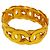 Bangles Chanel placcato oro D'oro