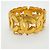 Bangles Chanel placcato oro D'oro - vista 7