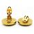 Chanel Clip Earrings in Black and Gold Golden - view 3