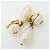 Orecchini a clip Chanel Gold D'oro - vista 8